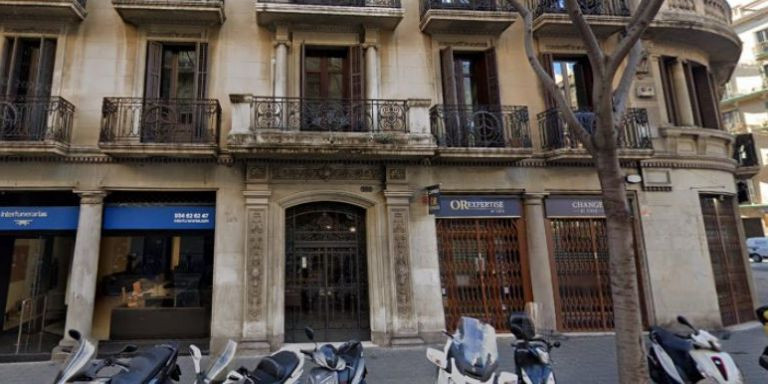 La supuesta ubicación de Fincas Pinés en Barcelona GOOGLE MAPS