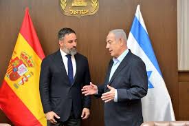 Santiago-Abascal-de-vox-con-el-genocida-netanyahu