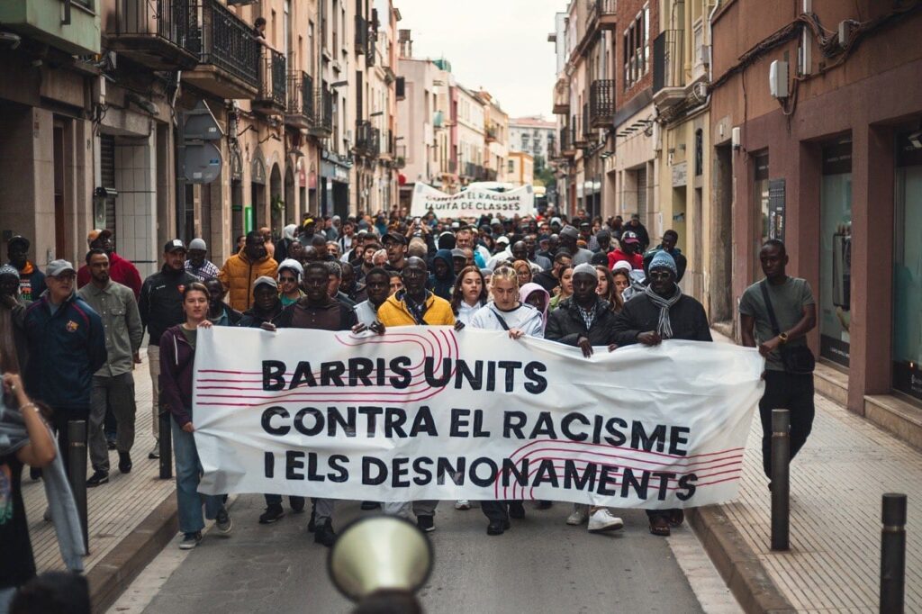 Manifestacion-en-Mataro-contra-los-desahucios-y-la-agresividad-policial